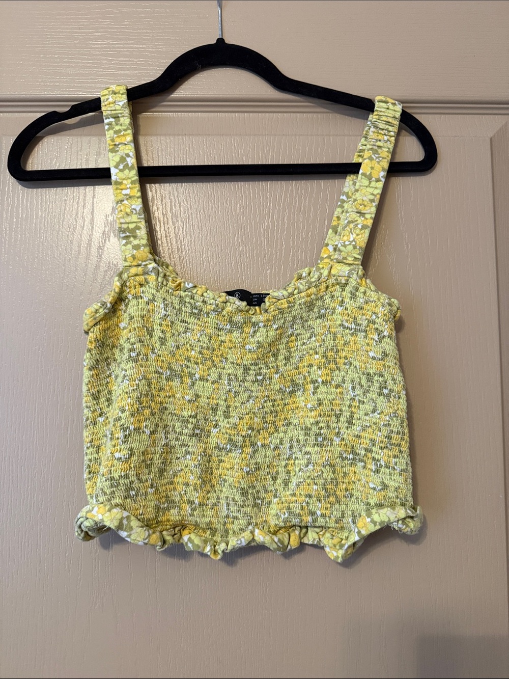 Volcom Smocked Crop Top
